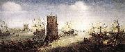 WIERINGEN, Cornelis Claesz van Capturing Damietta Spain oil painting artist
